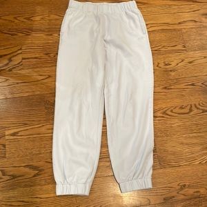 Girls baby blue sweat pants / joggers size XS